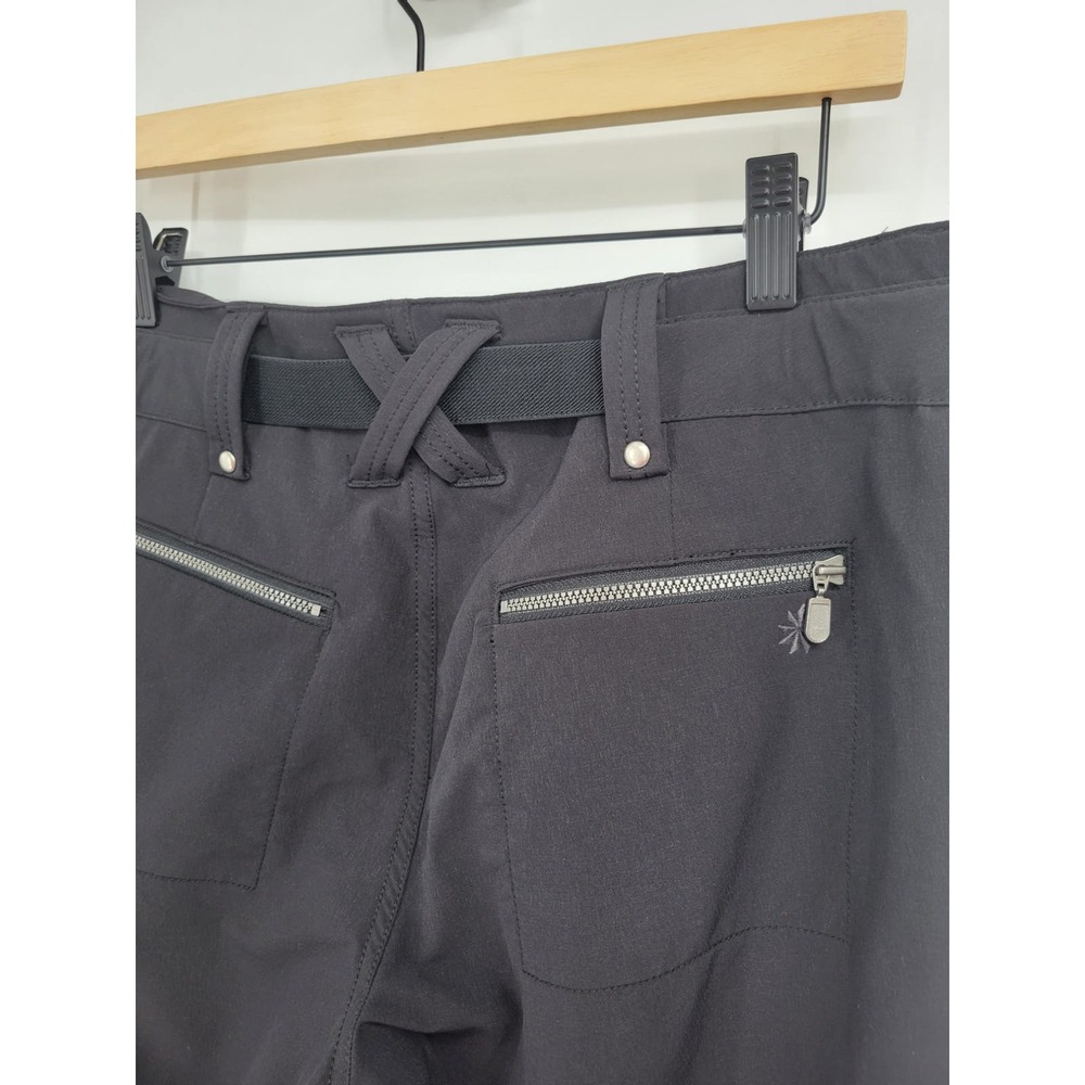 Athleta 10 Black Snow Pants Flare Leg Snowboarding Snowpants - Picture 7 of 8